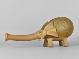 A Muggins Pottery Money Bank Modelled as an Elephant, Impressed Marks to Base and Dated 1988, 32cm