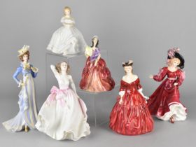 Six Various Ceramic Figures to Comprise Royal Doulton Figures Patricia and Vivienne (Both Heads