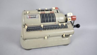 A Vintage Muldivo Mentor Mechanical Adding Machine, 23cms Wide
