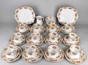 An Early 20th Century Royal Albert Floral Decorated Tea Set to Comprise Twelve Cups, Twelve Saucers,