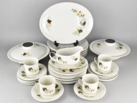 A Royal Doulton Westwood Service to Comprise Four Cups, Four Saucers, Ten Side Plates, Two Lidded