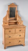 A Late 20th Century Miniature Dressing Chest, In The Manner of an Apprentice Piece with Two Short