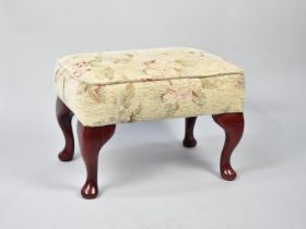 A Modern Upholstered Rectangular Stool, 50cms by 33cms