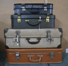 A Collection of Various Vintage Travelling Cases