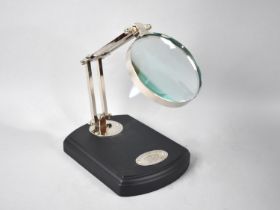 A Reproduction Desktop Magnifying Stand as was Made by Kelvin and Hughes. London 1917