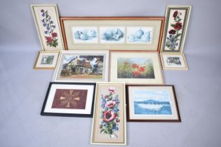 A Collection of Various Pictures, Prints, Tapestries and Religious Embroideries