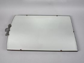 A Vintage Bevel Edged Wall Mirror, 30x46cms