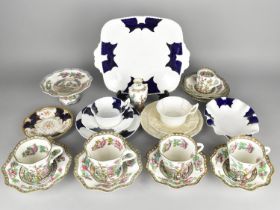 A Collection of Various Coalport Teawares to Include Batwing and Indian Tree (Some Condition Issues)