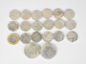 A Collection of Various Limited Minted Coinage to Comprise Peter Rabbit 50p, Sherlock Holmes 50p,
