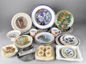 A Collection of Various Ceramics to Comprise Plates to Include Hornsea Christmas, Royal Worcester