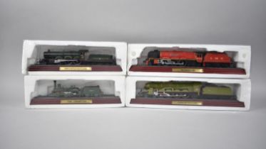 A Collection of Four Boxed Model Locomotives, GWR Castle Class, The Crampton, Duchess LMS and PLM