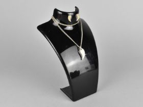 A Bella 925 Silver Pendant Necklace on Chain Together with Matching Earrings