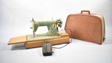 A Vintage Electric Sewing Machine By Alfa, Spares and Repairs Only