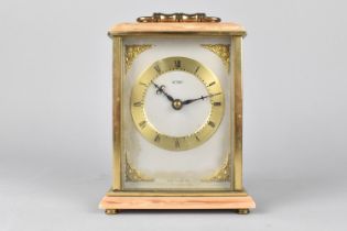 A Mid 20th Century Metamec Carriage Clock with Battery Movement , 14.5cm High