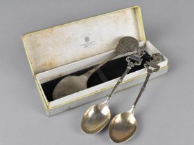 A Silver Commemorative Spoon for C&J Clark Ltd Street 1825-1950, London Hallmark together with