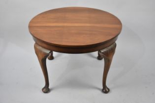 A Mid/Late 20th Century Circular Walnut Coffee Table, 59cm Diameter