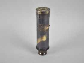 A Reproduction WWII German Two Drawer Telescope Inscribed "Deutsche Reichsbahn"