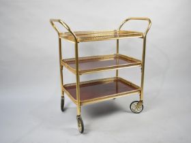 A Mid 20th Century Tray Topped Trolley, 21cm wide