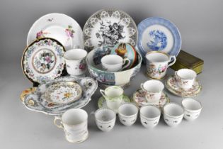 A Collection of Various 19th and 20th Century Ceramics to Comprise Foot Bowl with Oriental Scene