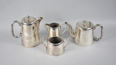 A Mid 20th Century Silver Plated Four Piece Tea Service