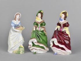 Three Coalport Ladies