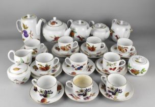 A Collection of Royal Worcester Teawares to Comprise Tea Pots, Cups, Saucers etc (Various