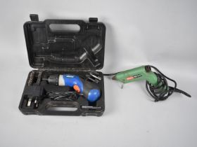 A Draper Electric Screwdriver with Bosch Hot Glue Gun, Unchecked
