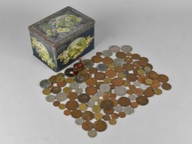 A Collection of Various 19th and 20th Century Coinage In Vintage Tin to Comprise Chinese Coins,
