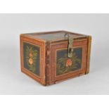 An Early 20th Century Far Eastern Miniature Collectors Chest with Pull Down Front to One Long and