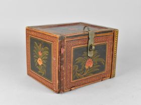 An Early 20th Century Far Eastern Miniature Collectors Chest with Pull Down Front to One Long and