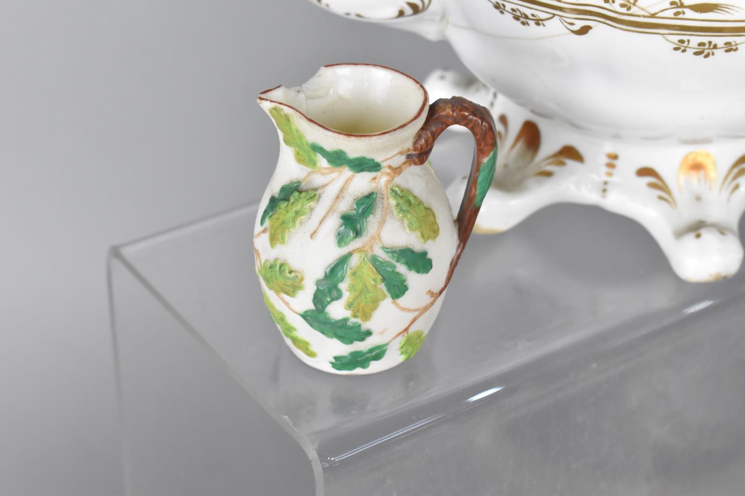 A Collection of Various 19th Century Ceramics to Comprise Porcelain Teapot with Gilt Detail - Image 3 of 4