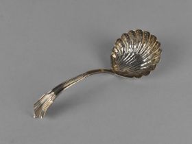 A Silver Sifter Spoon by TH (Probably Thomas Hayes), Having Shell Bowl and Onslow Type Finial