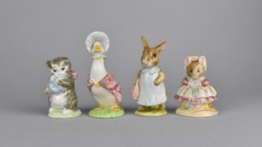 Two Beswick Beatrix Potter Figures and Two Royal Albert Examples