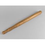 A Mid 20th Century Turned Wooden Truncheon, 45cms Long