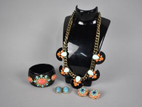 A Collection of Various Mounted Costume Jewellery to Comprise Nali Necklace, Bracelet, Earrings etc