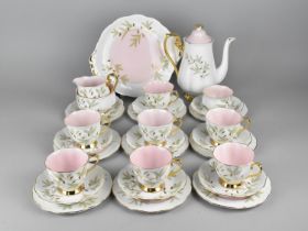A Royal Albert Braemar Pattern Service to Comprise Seven Cups, Nine Saucers, Nine Side Plates,