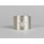 A Silver Napkin Ring by Edward Barnard & Sons Ltd, with Engine Turned Decoration (Not