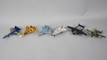 A Collection of Various Maisto Model Aircraft