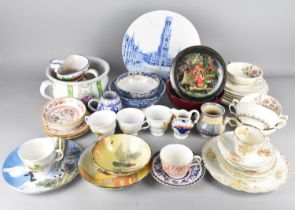 A Collection of Ceramics to Comprise Royal Doulton Series Ware Bowls, Blue and White, Toilet Bowl