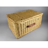 A Modern Wicker Hamper, Condition issues, 60cms Wide