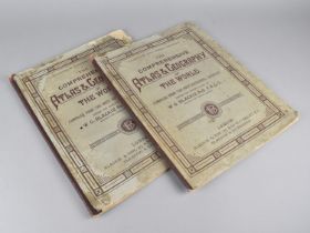 Two Volumes of The Comprehensive Atlas and Geography of The World Published by Blackie and Son