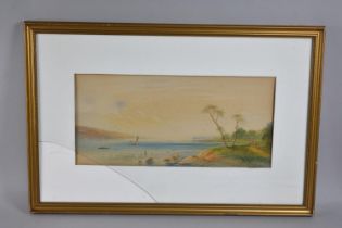 A Gilt Framed Watercolour by Aubrey Ramus (1895-1950) Colonial Rover Scene