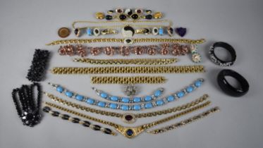 A Collection of Various Costume Jewellery to Comprise Necklaces, Clip on Earrings etc