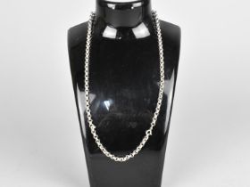 A Silver Belcher Neck Chain, 46cm Long and 21gm