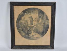 A Framed Late 18th Century Engraving After George Morland, The Visit Returned, In the Country,