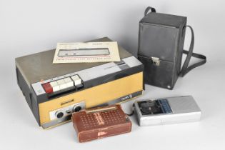 A Philips Twin-Track Tape Recorder 4304 Together with Two Pocket Radios etc