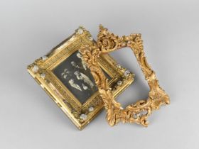 Two Late 19th Century Gilt Picture Frames, Both with Condition Issues, Largest 26x16cms