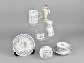 A Collection of Royal Doulton The Snowman China to Comprise Tea Trio, Money Box, Mug Beaker,