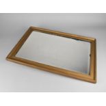 A 19th Century Gilt Framed Mirror, 38cm wide