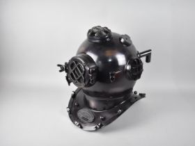 A Reproduction Full Size Replica of a United States Navy Diving Helmet Mk V